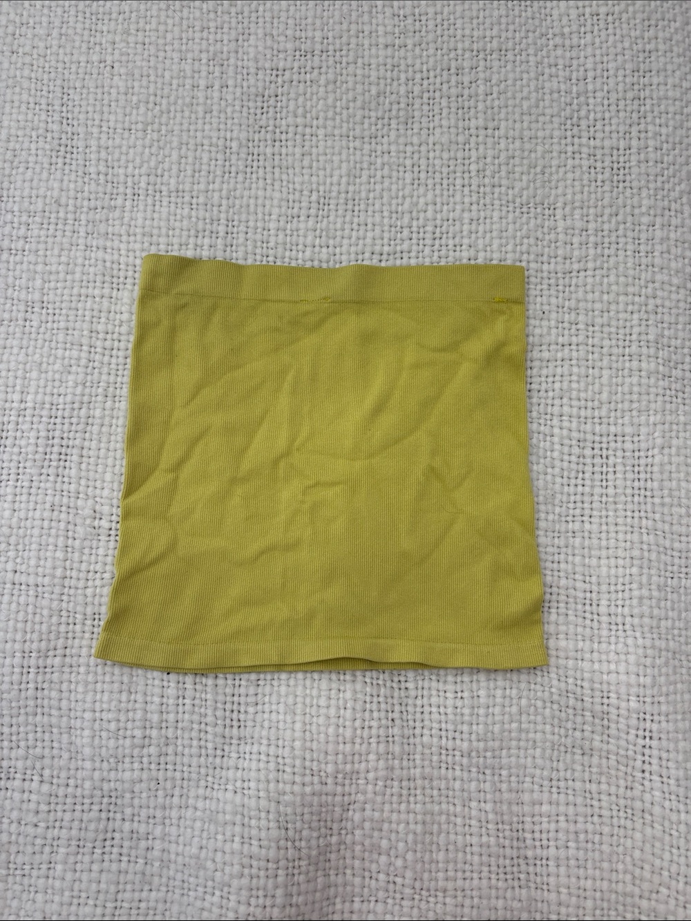 Urban Outfitters bright yellow tube top